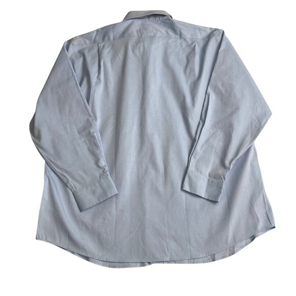 Mens XL Magnetic Button Dress Shirt By MagnaReady Light Blue Stretch Collar nwot - Picture 2 of 10